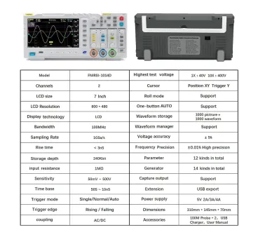 Digital Storage Oscilloscope Fnirsi 1014D