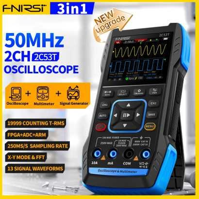 Handheld 3in1 Oscilloscope Multimeter Signal Generator
