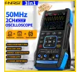 Handheld 3in1 Oscilloscope Multimeter Signal Generator