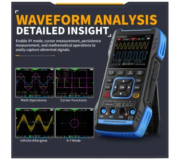 Handheld 3in1 Oscilloscope Multimeter Signal Generator