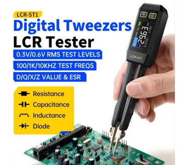 LCR-ST1 Mini Smart Digital Tweezer LCR SMD ESR Tester