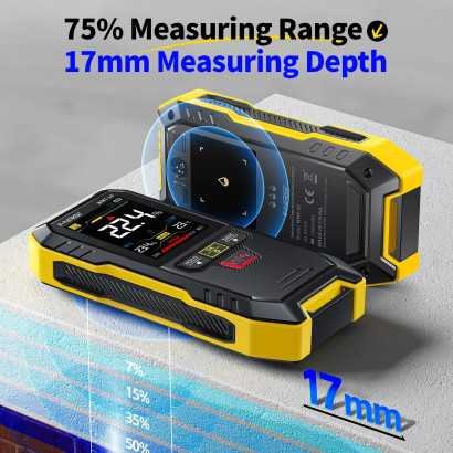 WMT-10 Non-contact Inductive Wood & Wall Moisture Meter Hygrometer