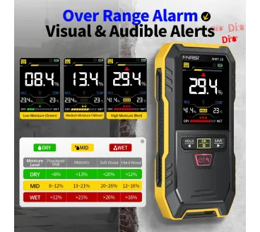 WMT-10 Non-contact Inductive Wood & Wall Moisture Meter Hygrometer