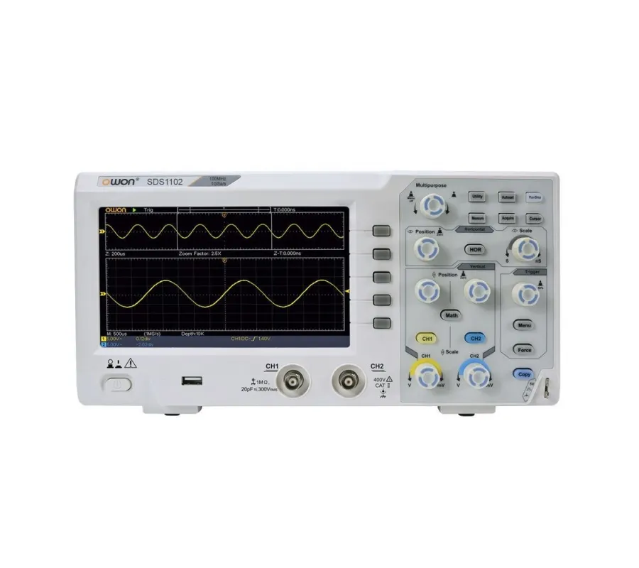 Owon SDS1102 oscilloscope