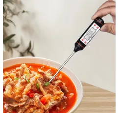 Electronic thermometer for food and drinks