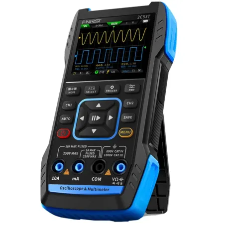 Handheld 3in1 Oscilloscope Multimeter Signal Generator