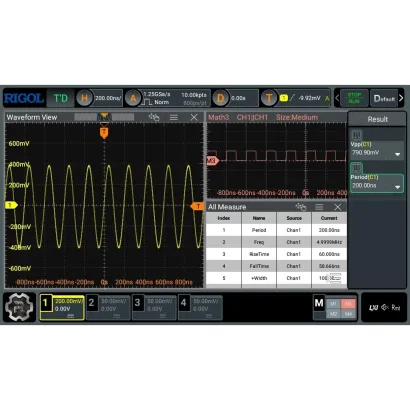 Rigol DHO812 oscilloscope