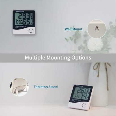 Clock thermometer hygrometer
