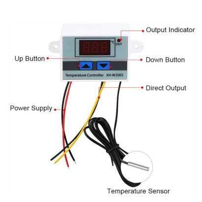 DIGITAL TEMPERATURE REGULATOR W3001