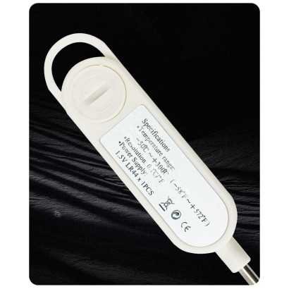 Digital food thermometer with LCD display
