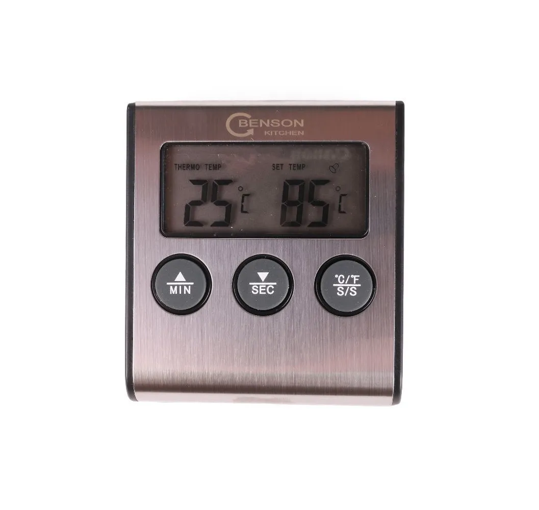 Kitchen thermometer digital with timer