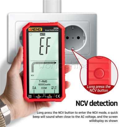 Multimetras NCV detektorius