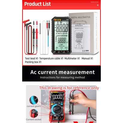 Multimetras Aneng 620A TRUE RMS