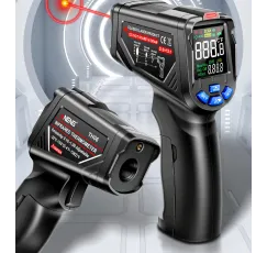 Infrared thermometer view