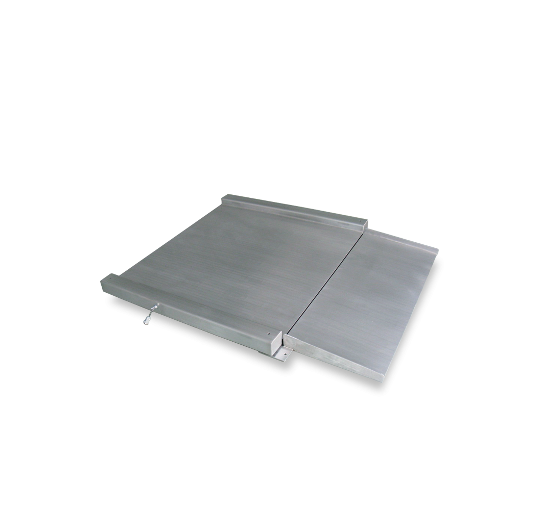 Low profile stainless steel platform scale