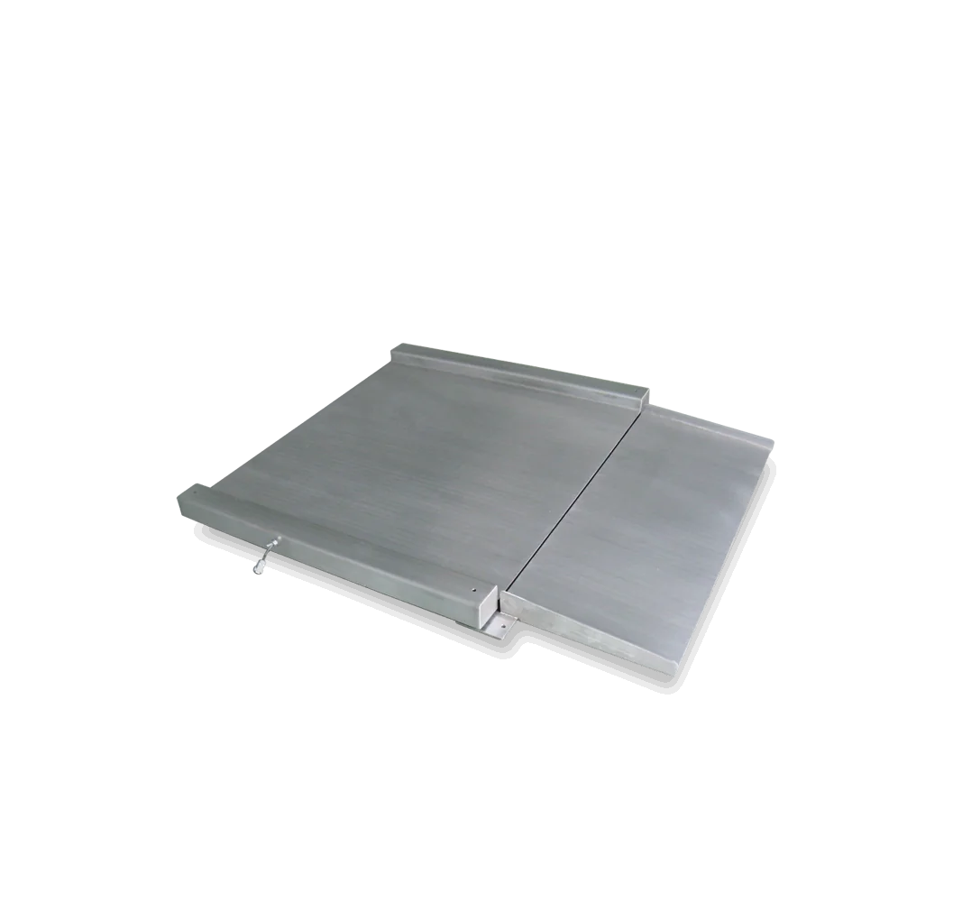 Low profile stainless steel platform scale