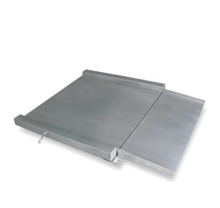 Low profile stainless steel platform scale