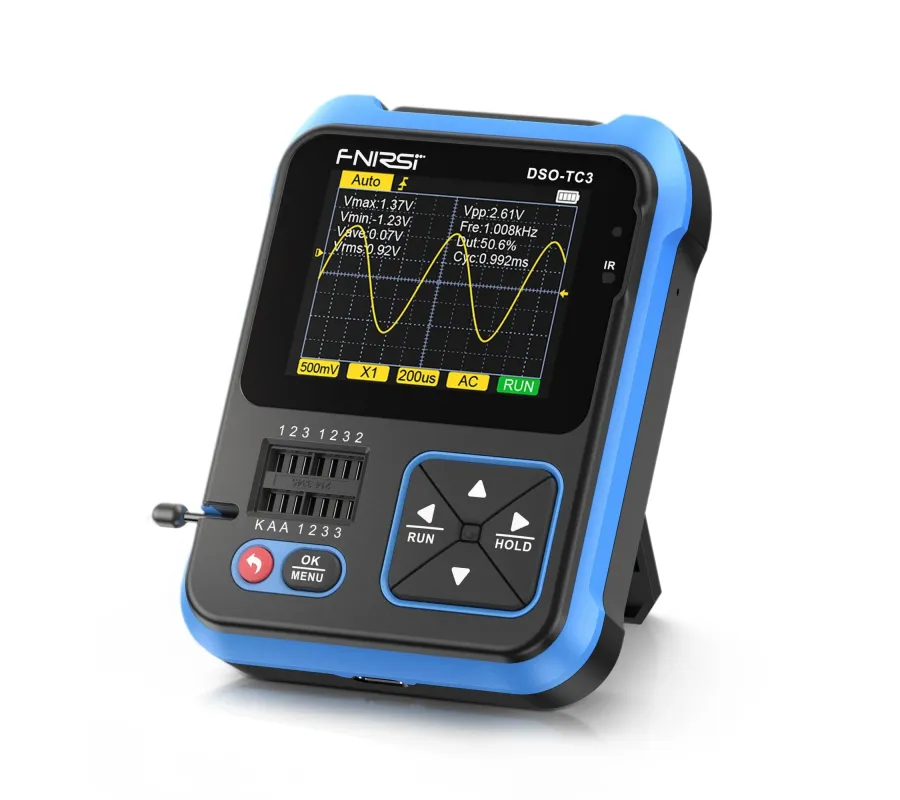 Osciloskopas-komponentų testeris Fnirsi DSO-TC3